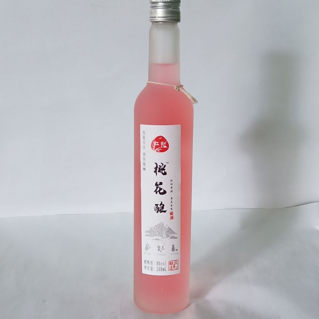 308ml8%红动桃花酿露酒 *