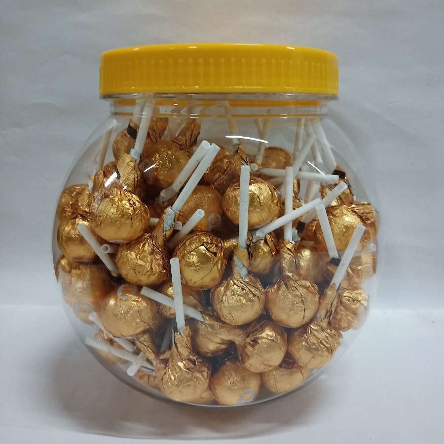 9g*100熊仔巧克力棒棒糖* 5.00个