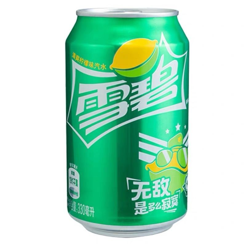 雪碧檸檬味汽水易拉罐330ml 10000.00個 新品